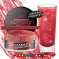 MONÉGASQUE Edible Glitter for Drinks & Cakes, Cherry Red, 10g, Shimmer Flakes for Cupcakes & Decorations