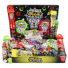 Brain Blasterz Large Sour Candy Variety Pack, Halloween Candy Box, Sour Candy Gift Box W/ 22 Pcs, Sour Sweets, Unique Candy Vari