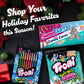 SweeTarts Mini Holiday Candy Canes, Holiday Candy, Christmas Stocking Stuffers for Kids, 4.8 oz Box