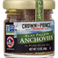 Crown Prince Natural Flat Fillets Of Anchovies In Pure Olive Oil, 1.5-Ounce Jars (Pack Of 18)