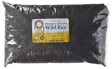 Red Lake Nation Wild Rice - 100% All Natural, Minnesota Cultivated, 5 Pound Pack