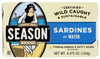 Season Product Sardines In Water, 4.375 oz
