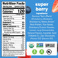 NOKA Superfood Fruit Smoothie Pouches, Super Berry, Gluten Free, Vegan, 4.22 oz, 6 Count
