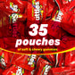 Skitles Original Fun Size Chewy Candy 1 Pound Approx 35 Pouches - Skitles Bulk Candy - Bite Size Skitles Candy With Natural & Ar