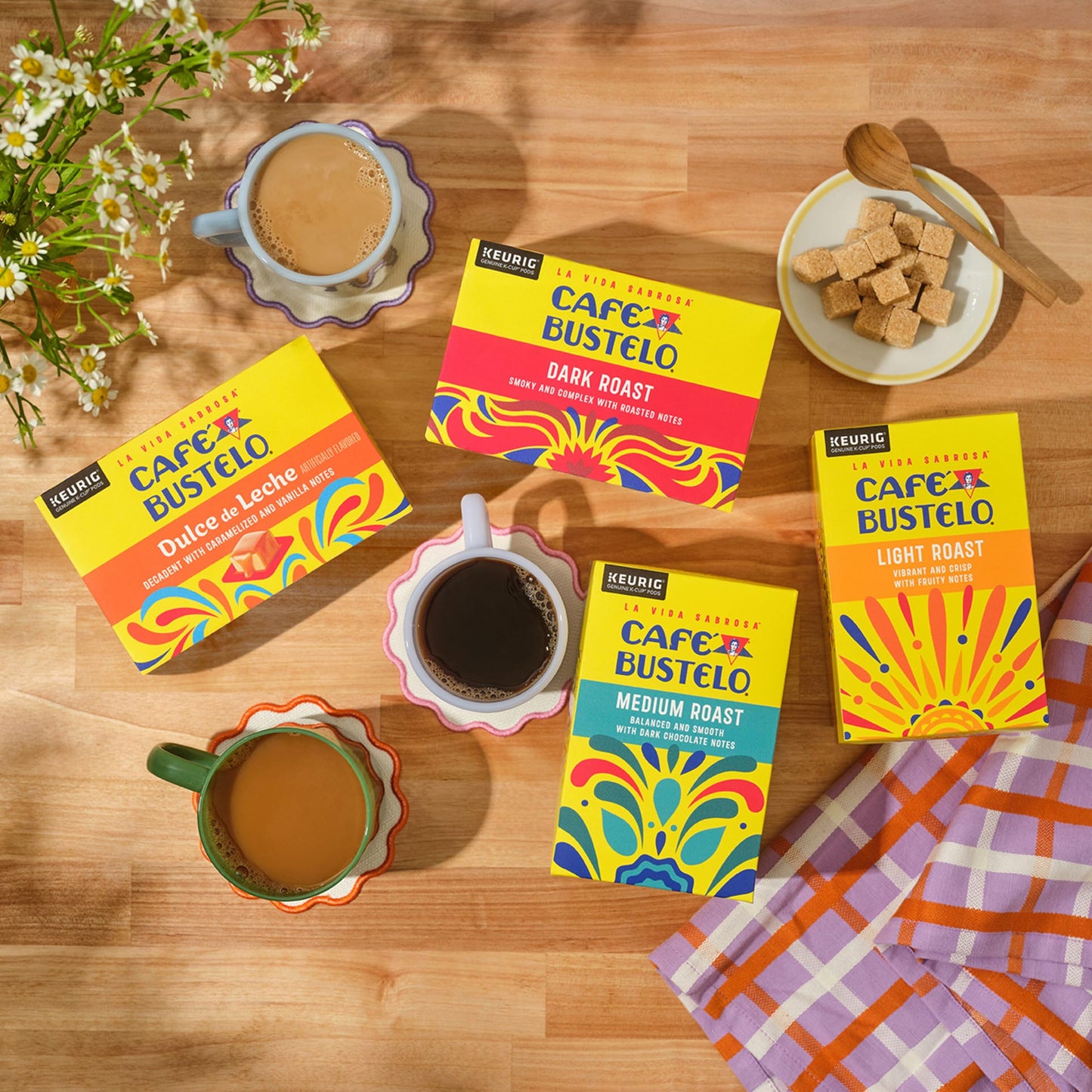 Caf? Bustelo Medium Roast Coffee  10 Ct. K-Cup pods (Pack of 6)