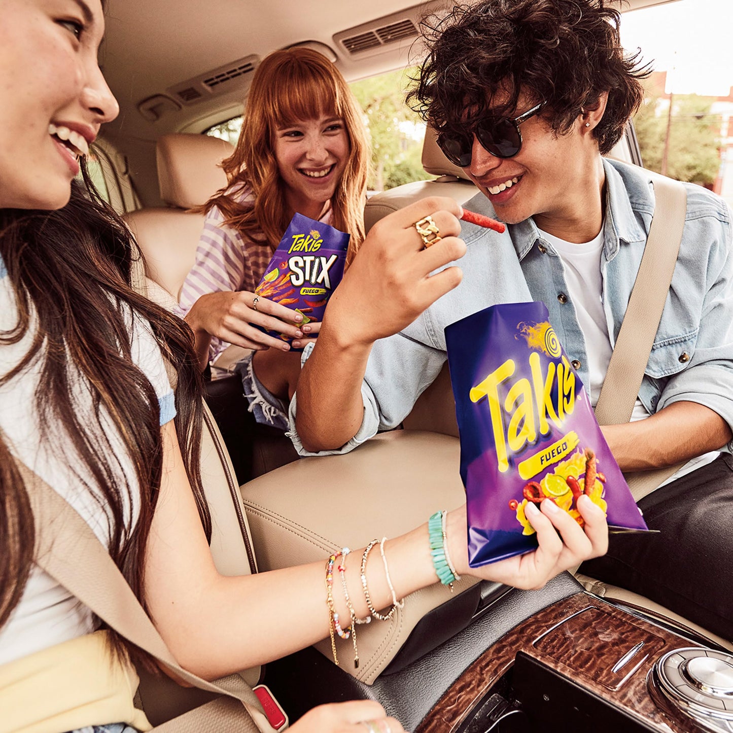 Takis Fuego Rolled Tortilla Chips, Hot Chili Pepper & Lime, 3.25 oz, Pack of 6