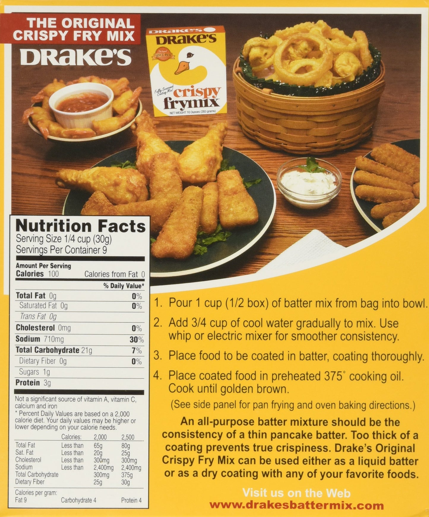 Drake'S Crispy Frymix, 10 Ounce (Pack Of 3)
