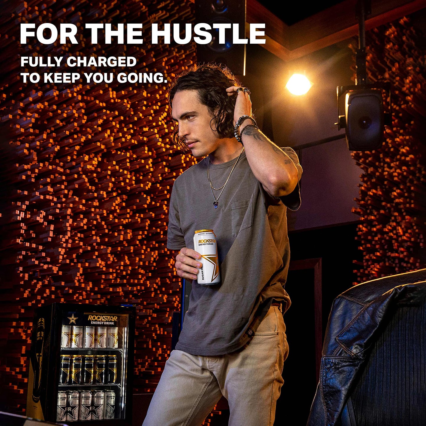 Rockstar Energy Drink, Throwback Edition, Sugar Free, 16 Fl Oz (Pack of 12)