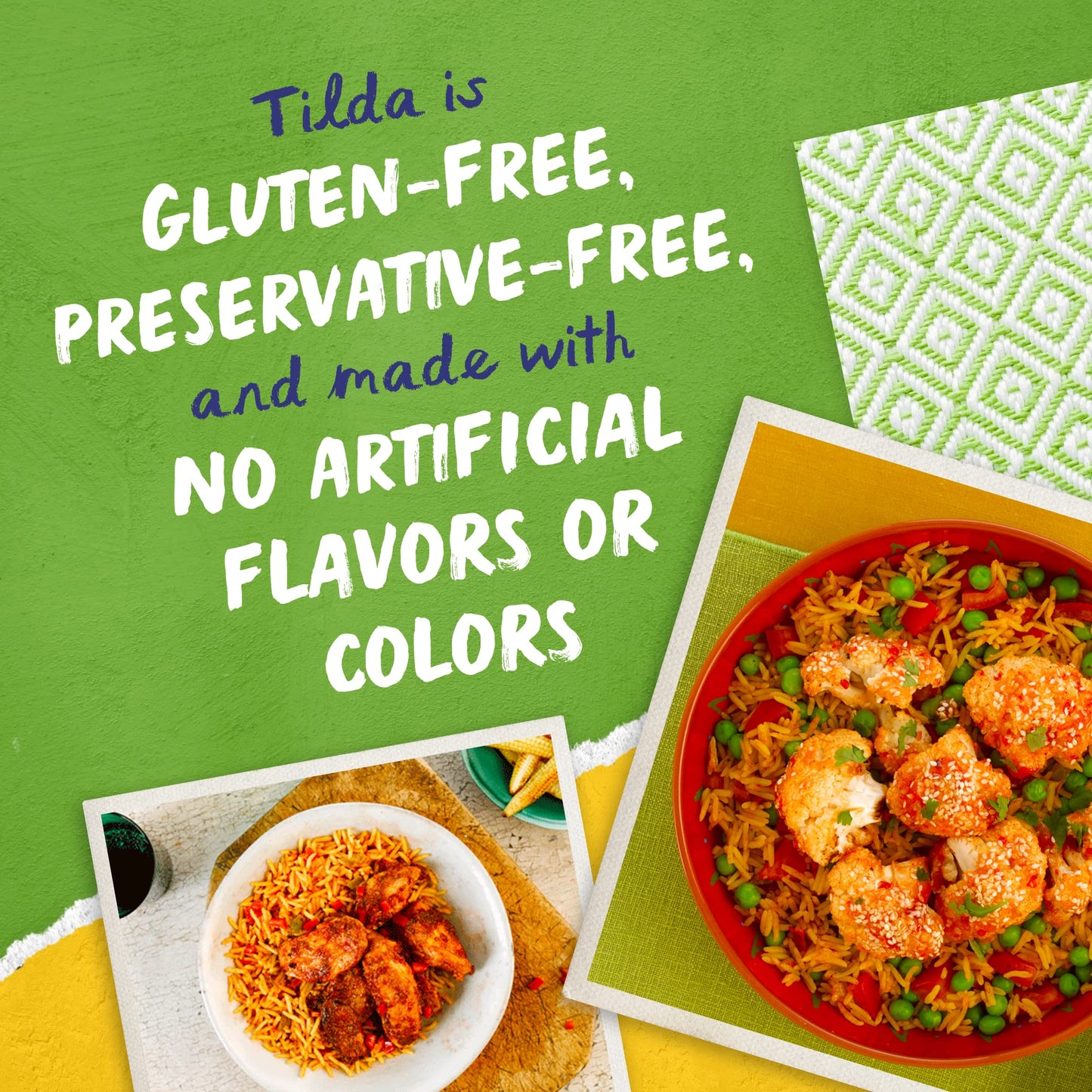 Tilda Ready To Heat Peri Peri Rice, No Artificial Colors, Flavors Or Preservatives, Vegan & Vegetarian Friendly, Gluten Free & Non-Gmo, 8.5 Ounce (Pack Of 6)