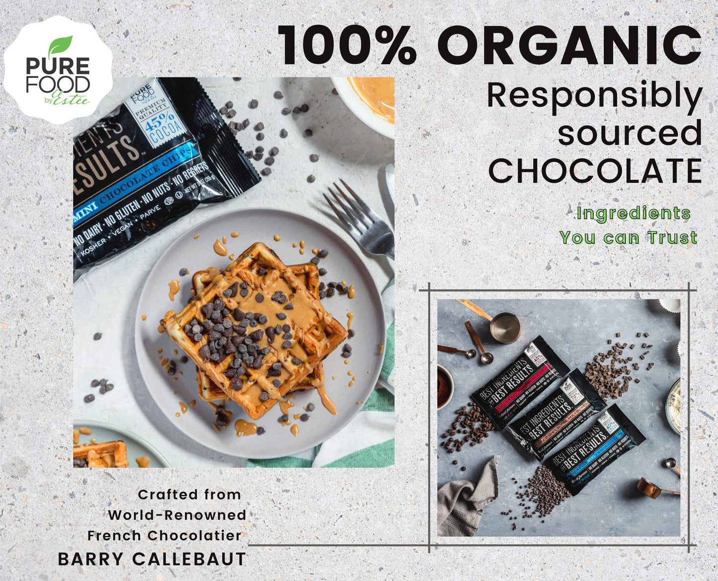 Dairy Free Vegan Mini Chocolate Chips, 9Oz (4 Pack) | All Natural | Certified Kosher | Gluten-Free, Dairy-Free, Nut-Free | Allergen Friendly Baking Chocolate