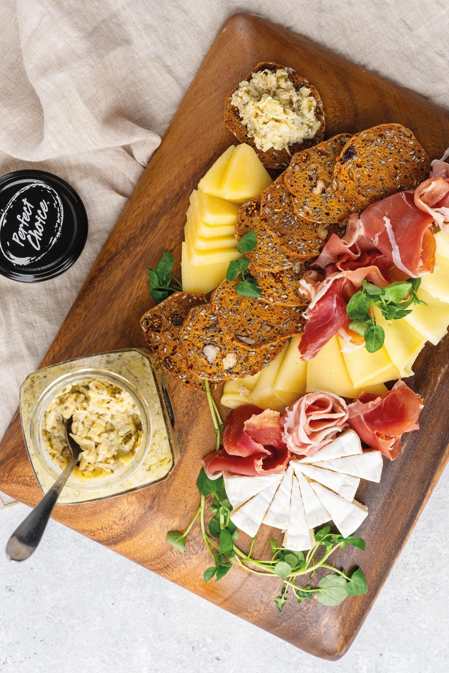 Perfect Choice Artichoke Bruschetta - Delicious Bruschetta Bread Spread - Ready-To-Eat Dip - 9.9 Oz (Pack Of 3)