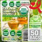 USDA Organic Soursop Leaves Tea Bags  100% ORGANIC and Pure Soursop Graviola Leaves - Hojas De Guanabana Tea - Non-GMO - Caffeine-free - Improve Digestion  Support Healthy Skin & Sleep  Eco-Conscious Corn Fiber Tea Bags. Organic Graviola Tea