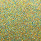Se Si&Moos Blue Orange And Yellow Sanding Sugar Sprinkles Yellow Sprinkles Sugar Rimmer For Cocktails, Edible Colored Sugars For