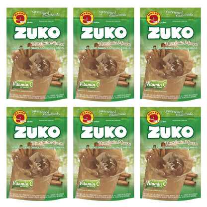 Zuko Horchata Morro Instant Powder Drink | Family Pack | No Sugar Needed | Vitamin C | 14.1 Ounce (Pack of 6)