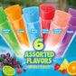 Pop Ice Popsicle Variety Pack Of 1 Oz Freezer Bars, Assorted Flavors, 80 Count