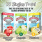 SINGLES TO GO! Drink Mix Variety Pack - Strawberry Daiquiri, Pina Colada, Margarita - 1 Count (Pack of 1)