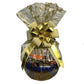 Gifts of Gourmet Hand-Crafted 22 Piece Chocolate Gift Basket - Gourmet Treats for Businesses & Celebrations - Standard Size - Gold Swirl