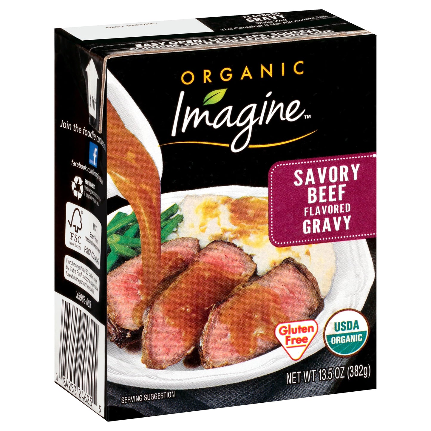 Imagine Organic Savory Beef Flavored Gravy 13.5 Oz