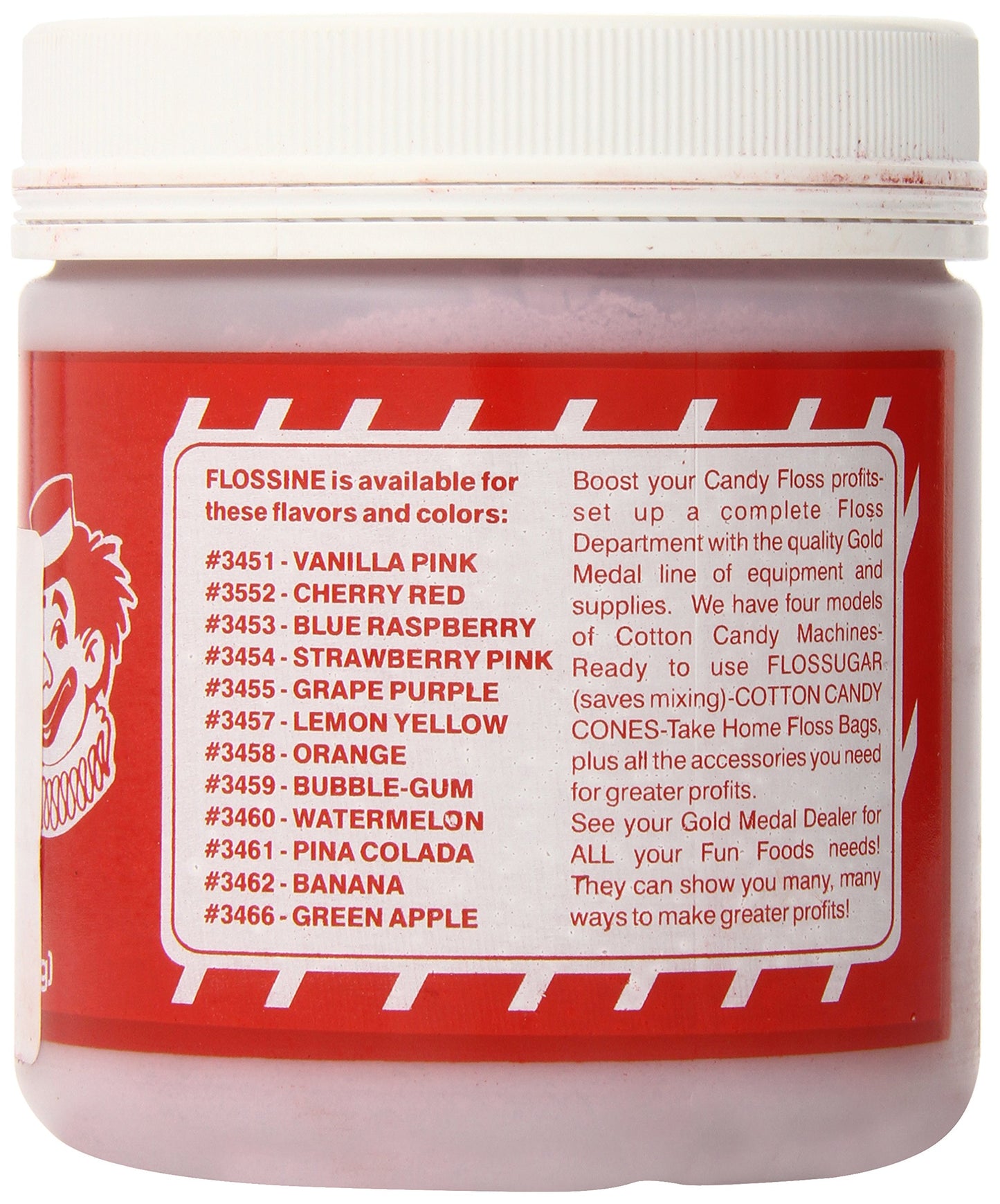 Gold Medal Flossine Can, Strawberry