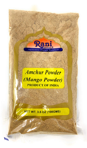 Rani Amchur (Mango) Ground Powder Spice 3.5Oz (100G) ~ All Natural, Indian Origin | No Color | Gluten Friendly | Vegan | Non-Gmo