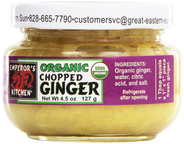 Emperor'S Kitchen Condiments, Chopped Ginger , 4.5 Oz