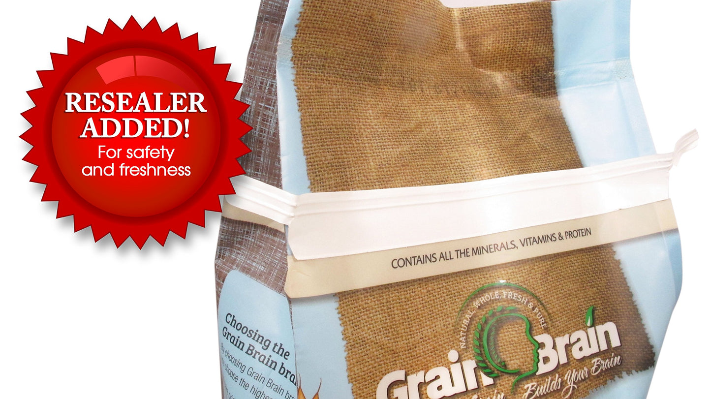 Grain Brain Organic White Spelt Flour - All Purpose Flour, 80 Ounce (5 LB)