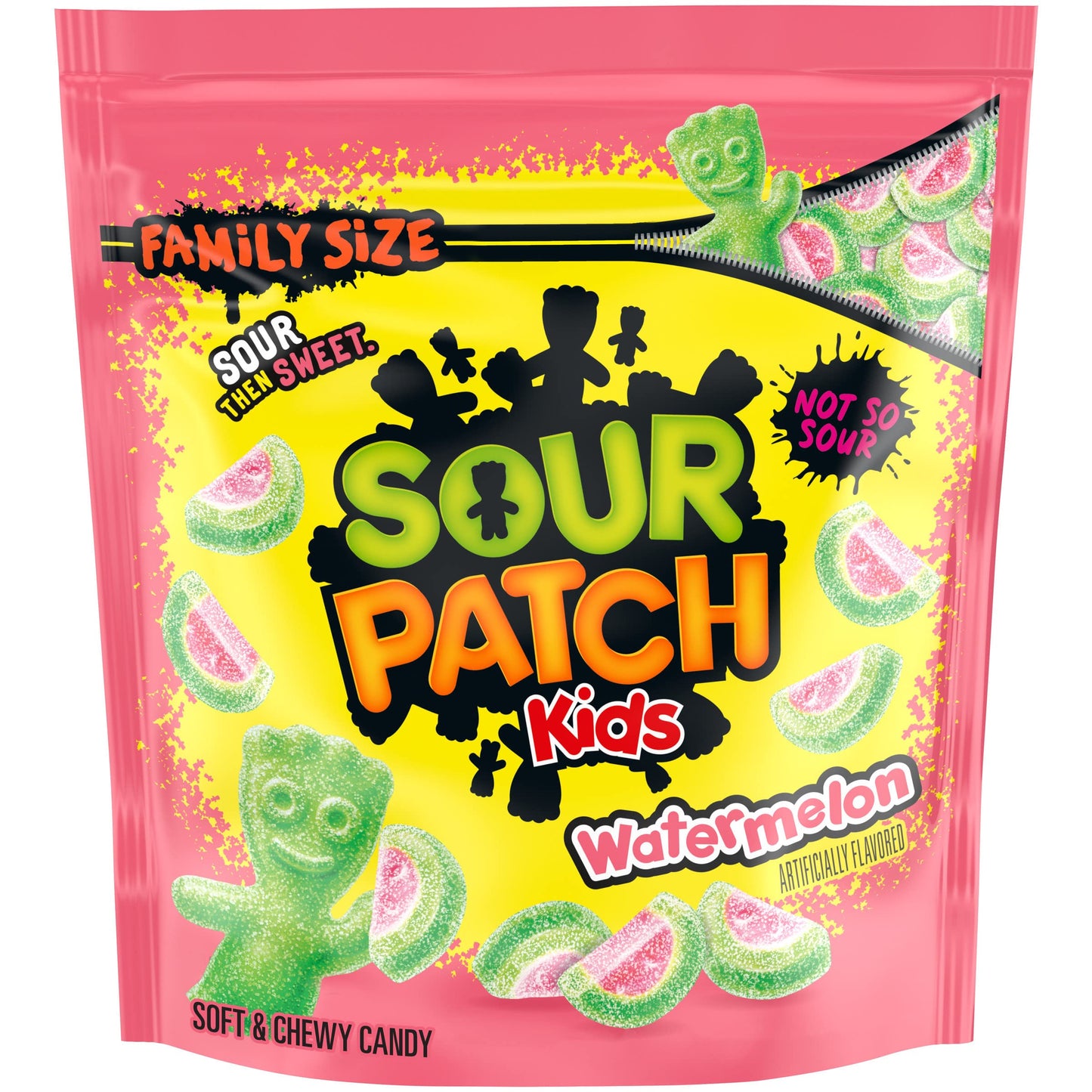 Sour Patch Kids Watermelon Soft & Chewy Candy, Family Size, Bulk Candy, 1.8 Lb