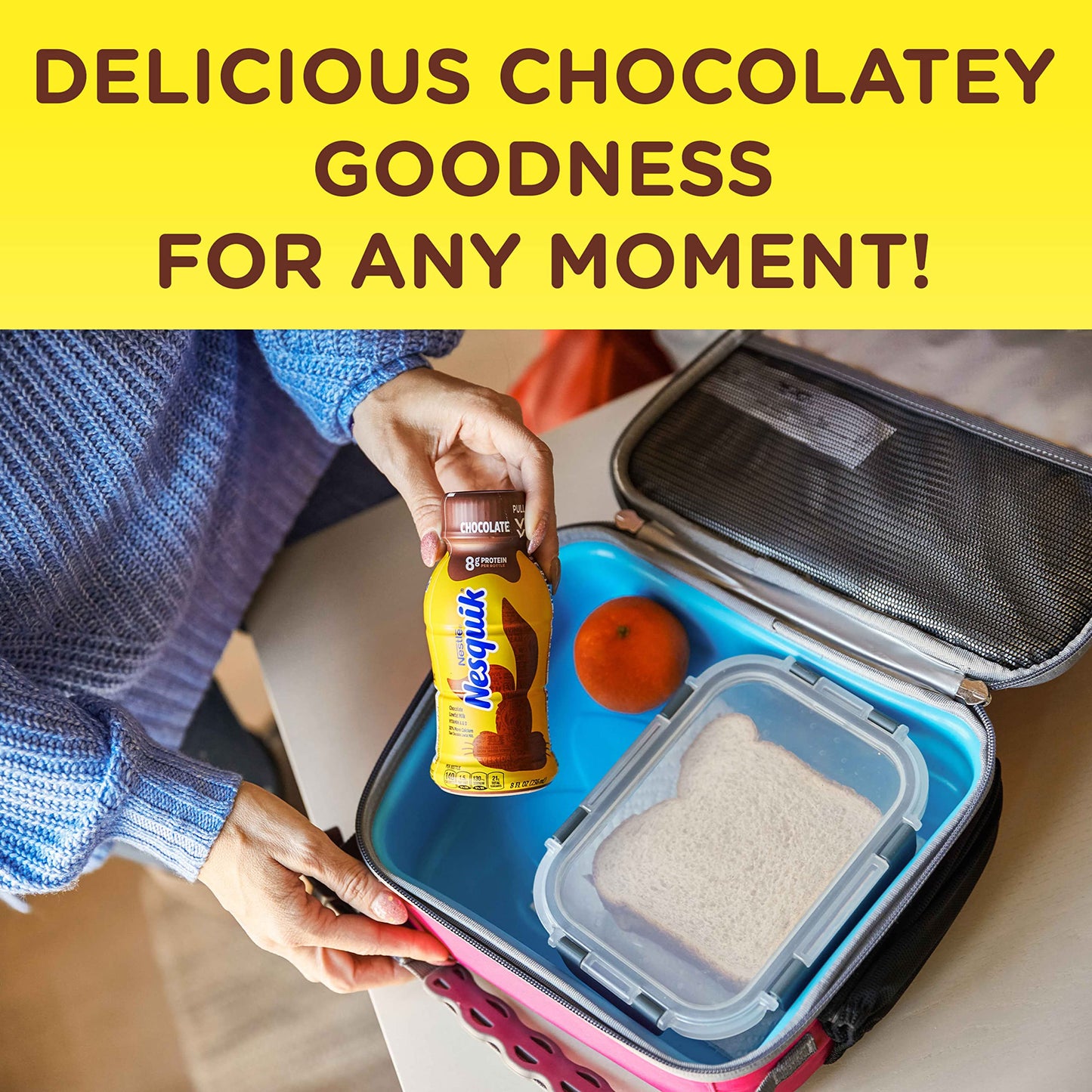 Nesquik Chocolate Lowfat Milk Ready to Drink 12 Pack of 8 fl oz