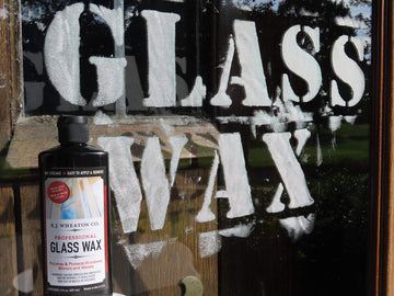 E.J. Wheaton Glass Wax - 8 Fl Oz, Dark Pink, Polishes & Protects Windows, Mirrors & Metal Surfaces, Easy Apply & Remove, Made in USA