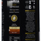 Lavazza Caffe Espresso Ground Coffee, Medium Roast, 8 oz Can, Full Case of 12, Metal, Model 1450