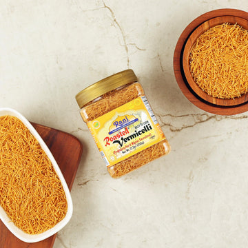 Rani Roasted Vermicelli (Roasted Wheat Noodles) 12.25Oz (350G) Pet Jar ~ All Natural | Vegan | Non-Gmo | Kosher | Indian Origin