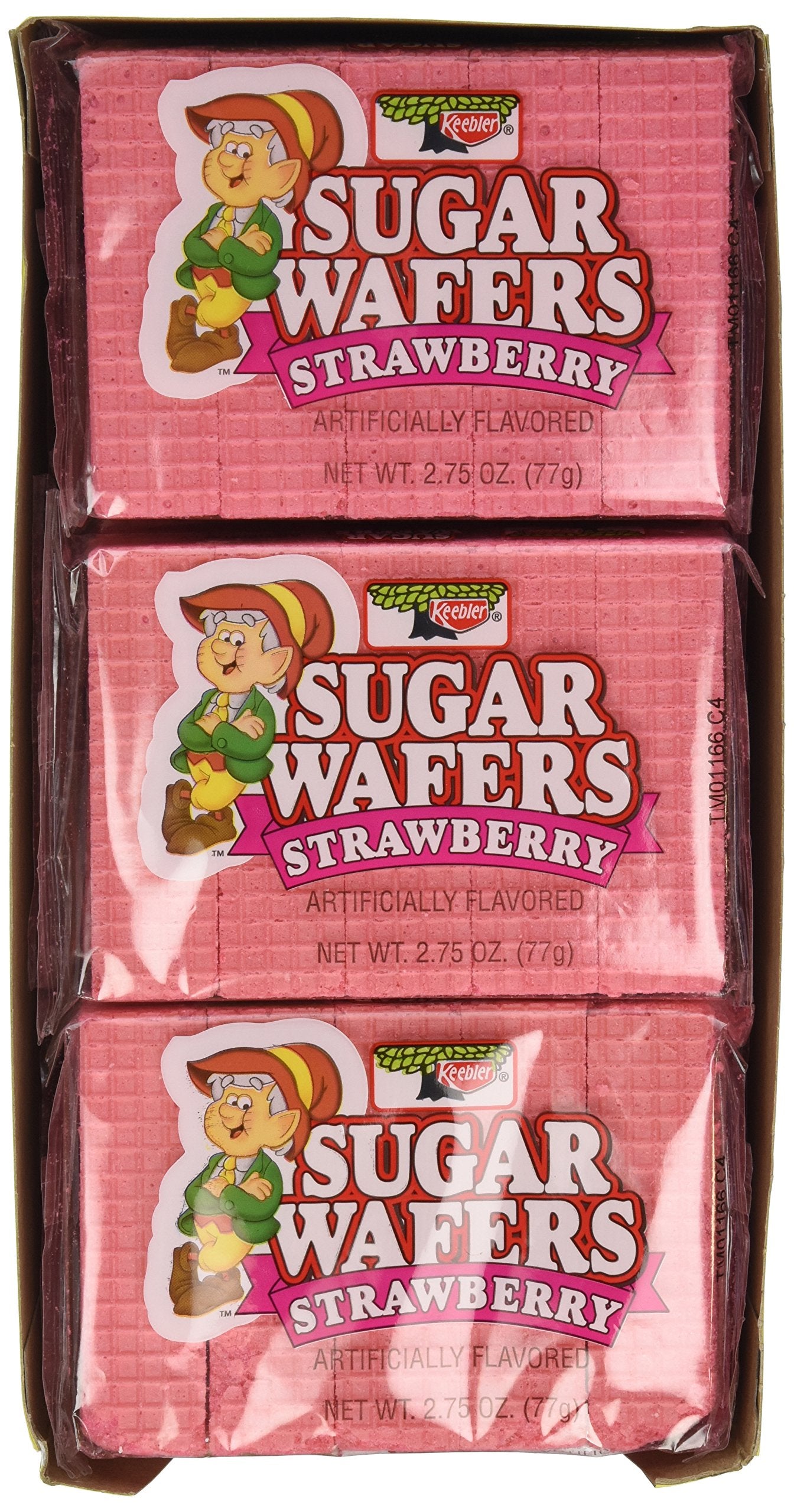 Keebler Sugar Wafer Vanilla, 2.75-Ounce Packages (Pack of 12)