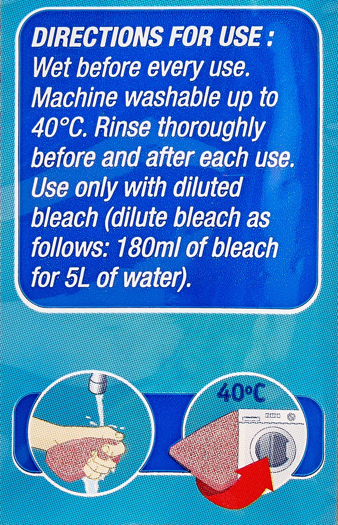 Spontex Hygienic Thick Moppets (Pack Of 2)
