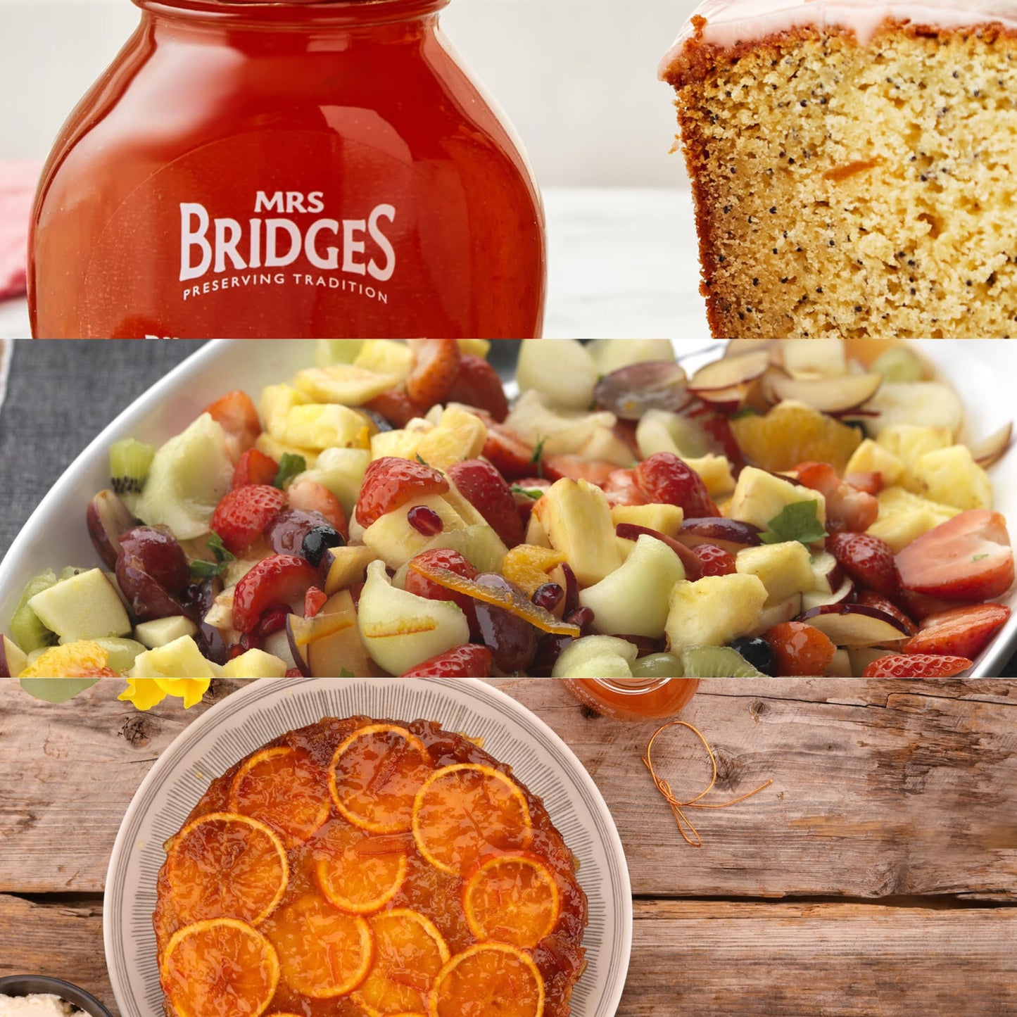 Mrs Bridges Four Fruit Marmalade, Made In Scotland, 12Oz Jar (Pack Of 1)