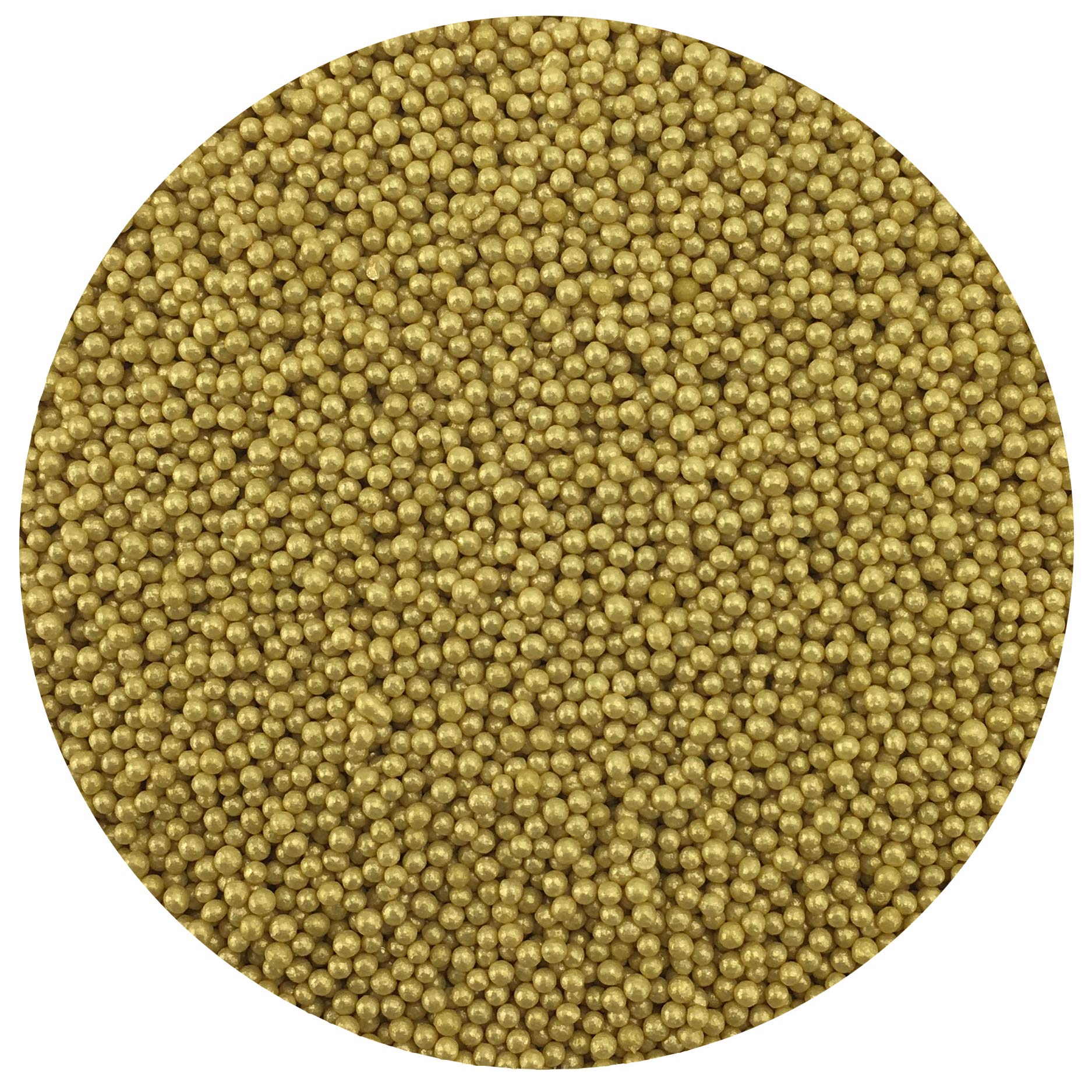 Celebakes By Ck Products Shimmering Gold Nonpareils, 3.8 Oz.