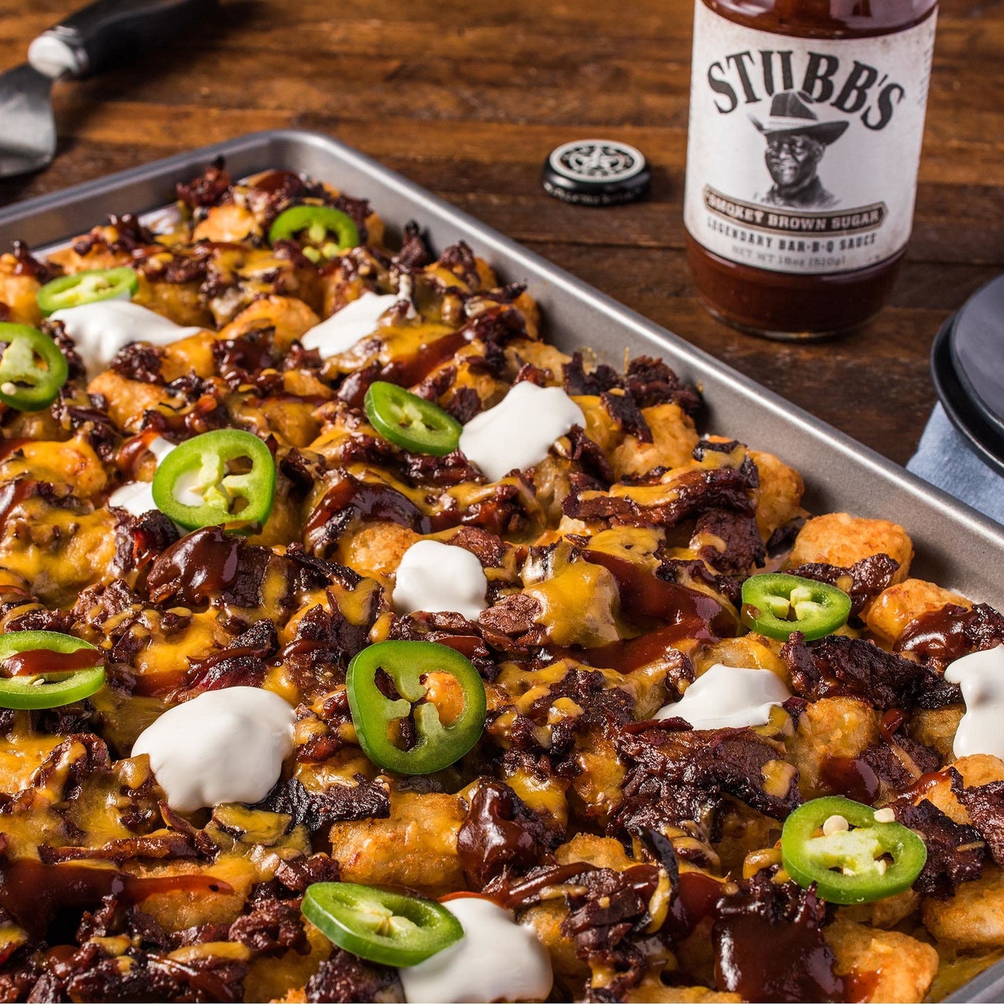 Stubbs Smokey Brown Sugar BBQ Sauce, 18 oz, Pack of 1, Sweet Flavor