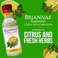 BRIANNAS - Citrus Mediterranean Marinade - Small Batch  Gluten Free  Vegan Marinade made with enhanced Ingredients - 12 oz. Bottles - 6 Pack
