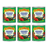 Tuttorosso Crushed Tomatoes With Basil, Gluten Free And Vegetarian Recipe, 28Oz Cans, 6-Pack