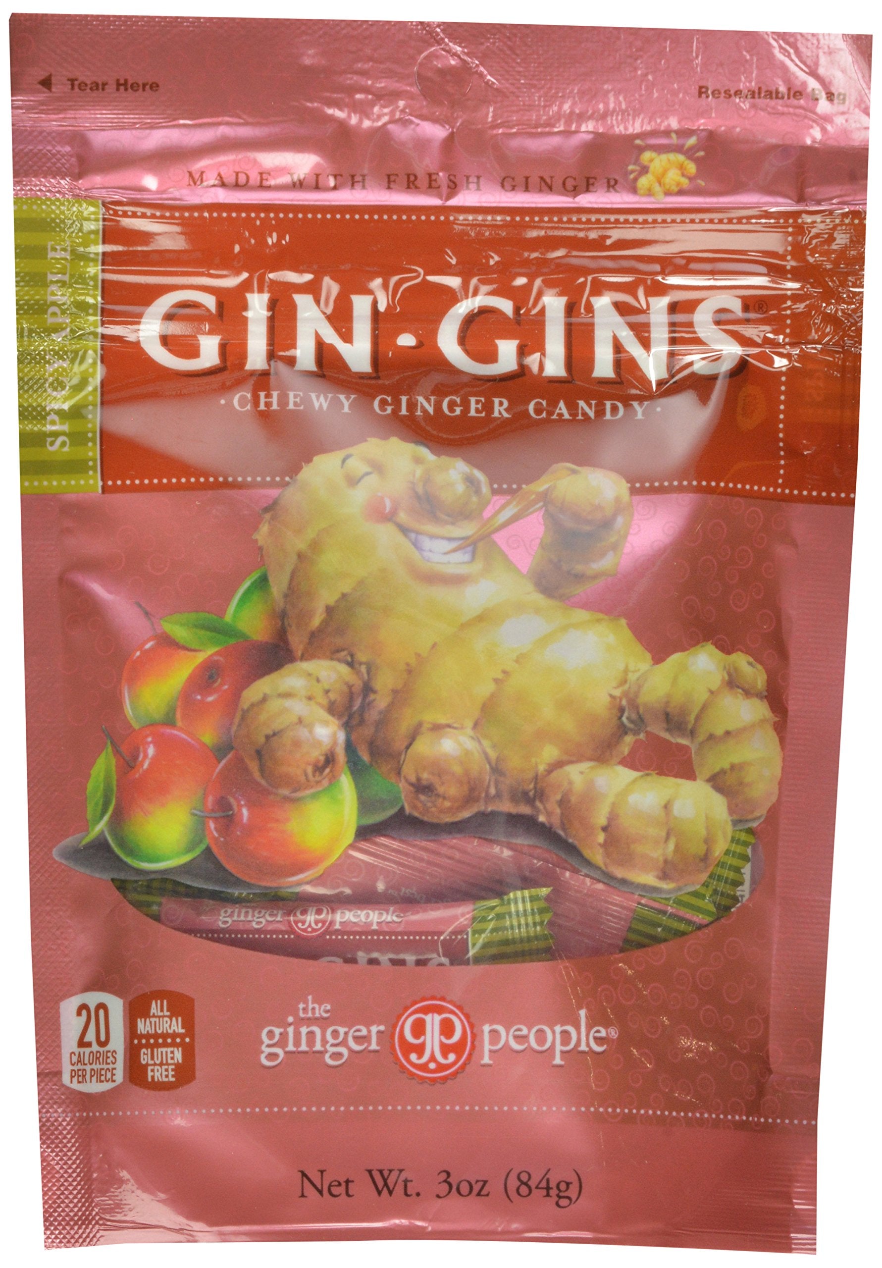 The Flavor Blendger People Spicy Apple Flavor Blendger Chews  3-Ounce Bags (Pack Of 24)