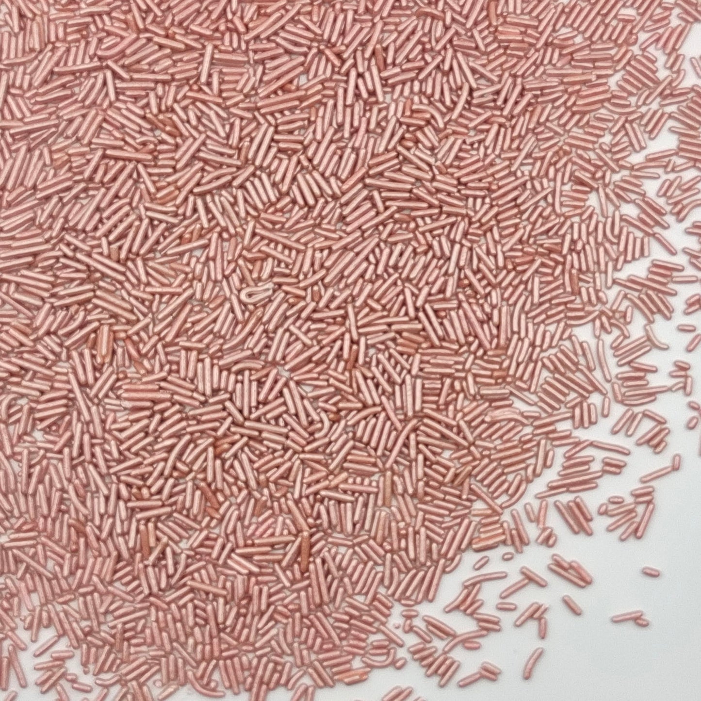 Sentovac Edible Rose Gold Jimmies Sprinkles For Cake Decorating | Cupcake And Ice Cream Toppers Cake Decorations | Soft Jimmies