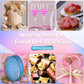 ERHIVORA Edible Glitter for Cakes & Drinks, 3g, 4 Colors: Rose Gold, Gold, Blue, Purple