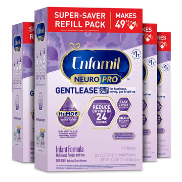 Enfamil Neuropro Gentlease Baby Formula, Infant Formula Nutrition, Brain Support That Has Dha, Humo6Immune Blend, Designed To Re