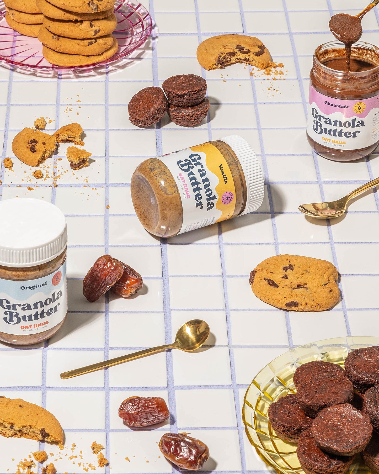 Oat Haus Organic Vanilla Granola Butter  Peanut-Free, Almond (Tree-Nut) Free, & School-Safe (Top 8 Allergen Free)  Sunflower See