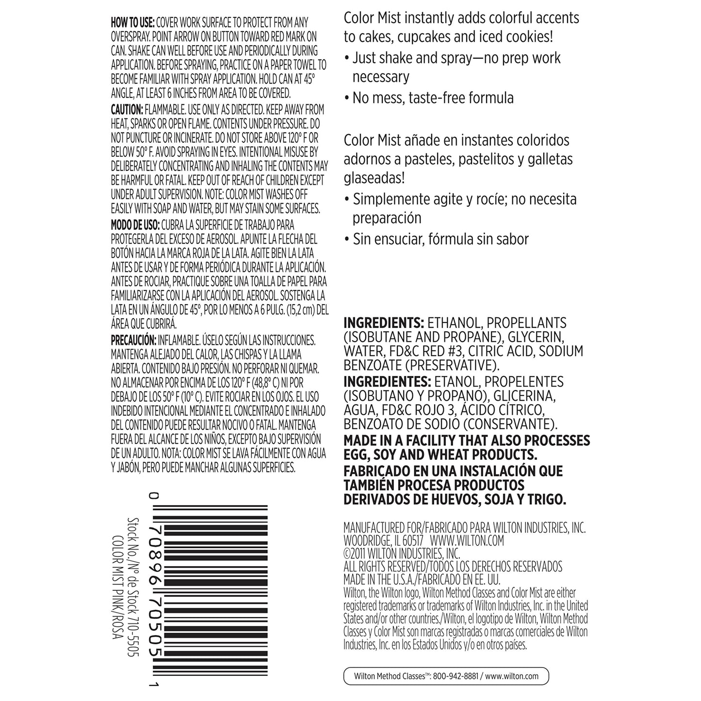 Wilton Pink Color Mist Food Color Spray, Multipack Of 6