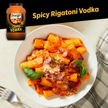 Prego Spicy spirit-inspired flavor Pasta Sauce, 23.75 oz Jar, Pack of 1, Ideal for Pasta Dishes