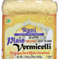 Rani Plain Vermicelli (Wheat Noodles) 28oz (1.75lbs) 800g PET Jar ~ All Natural | Vegan | NON-GMO | Kosher | Indian Origin