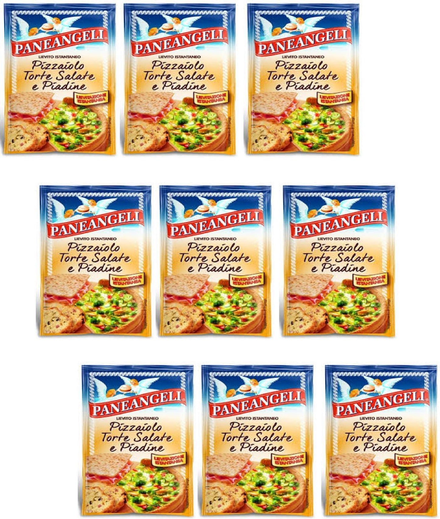 Paneangeli Mastro Fornaio Yeast For Pizza 3 Envelopes, 3 Count (Pack Of 3)