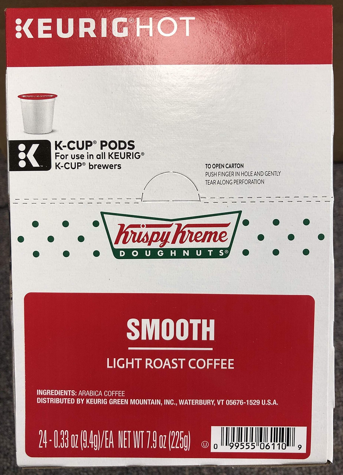 Krispy Kreme Smooth Light Roast Coffee 48 K-Cups