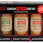 ghost Pepper - Habanero - Jalapeno 3.75 Oz Powder gift Box