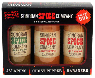 ghost Pepper - Habanero - Jalapeno 3.75 Oz Powder gift Box